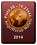 - Angriffscup Nofels- 2014 Platz 26 - 78,23sec.